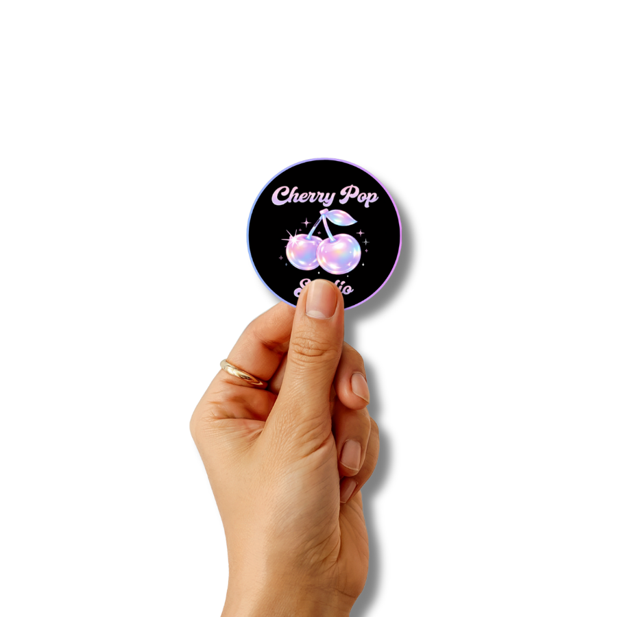 2” Logo Stickers | Glossy or Holographic Finish