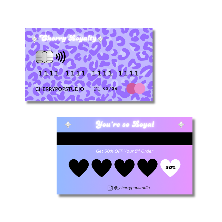 Custom Loyalty Cards | Glossy or Holographic Finish